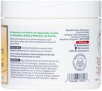 De La Cruz Vitamin E Cream open jar showing rich texture