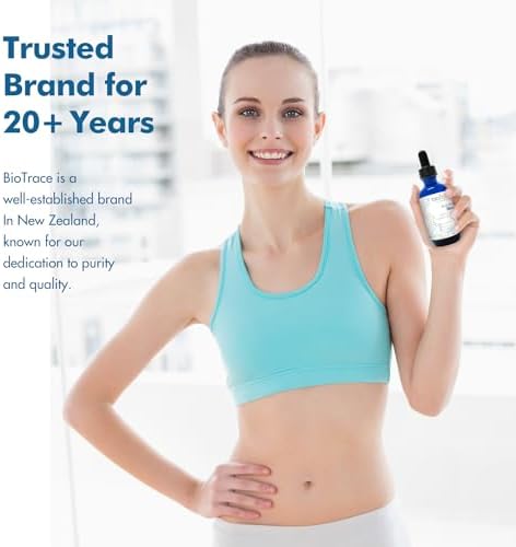 Back label of Biotrace BioActive Silica showing ingredients and usage
