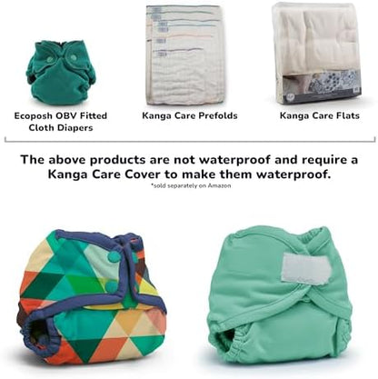Kanga Care Rumparooz cloth diaper cover almond color flat lay