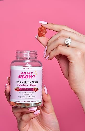 Marine collagen peptides dietary supplement for firmer and more youthful skin