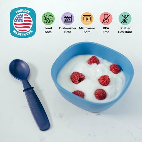 MightyMoe durable pastel plates and trays for kids