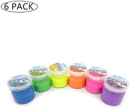 Reusable science toy sand kit with six distinct colors for STEM learning experiments.