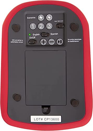 Red Cross Defib Trainer set with adult and child pads for instructors.