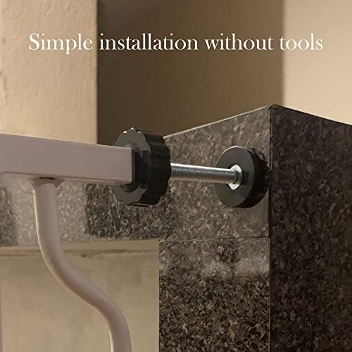 Vmaisi pressure mounted pet safety gate hardware components layout