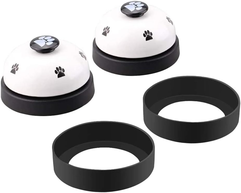 White metal bell for cat and dog communication