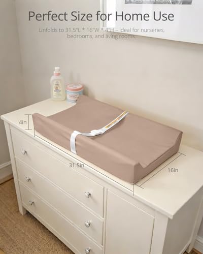 Non slip backing detail of the TAOCI premium changing table topper.