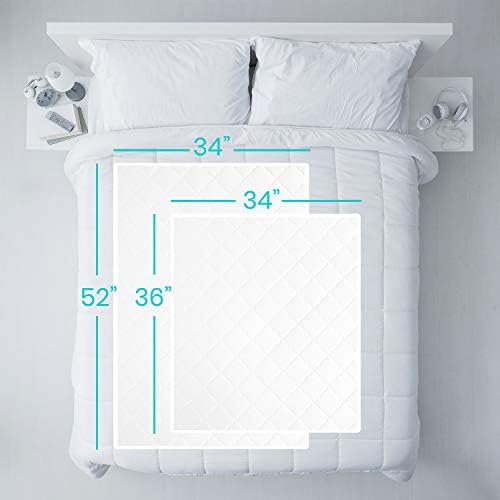 Sures incontinence bed pad spread across a mattress demonstrating the full coverage size