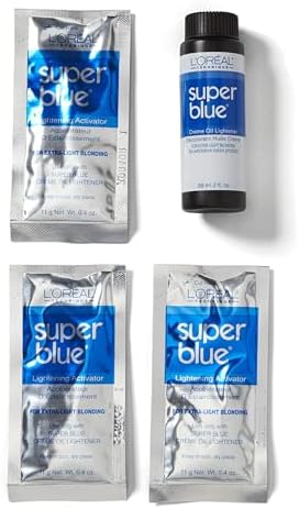 L'Oreal Technique Super Blue Lightener Kit professional hair bleaching system