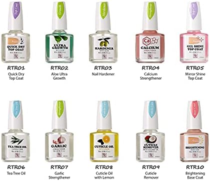 Authentic Ruby Kisses nail care box and bottle arrangement