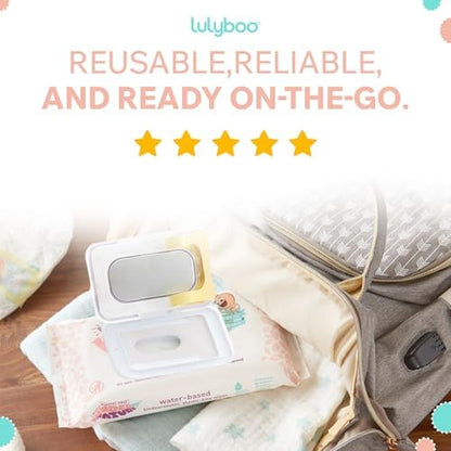 Side profile of Lulyboo USB powered baby wipe warmer