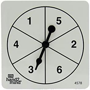 Detailed view of hand2mind square spinner components