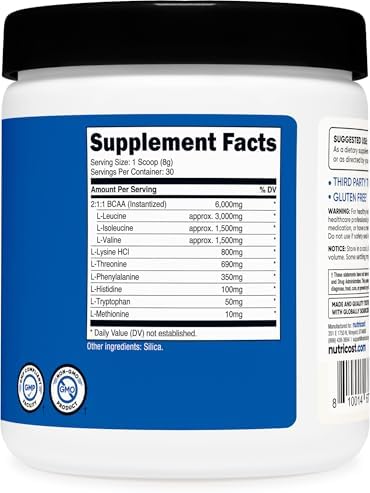 Unflavored high quality EAA powder for stacking with pre-workout supplements
