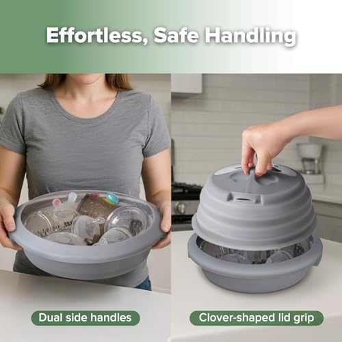 Haakaa multipurpose silicone steamer used for steaming vegetables