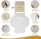 Zaveena portable diaper changing pad with storage pockets open