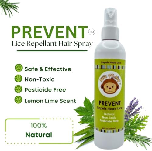 Nit Picky extra strength lice protection spray being applied to a clean backpack and bedding materials.
