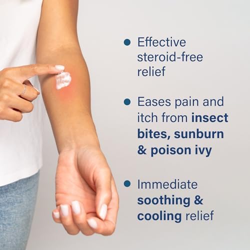 Sarna steroid free lotion for soothing insect bites and minor sunburn irritation
