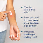 Sarna steroid free lotion for soothing insect bites and minor sunburn irritation