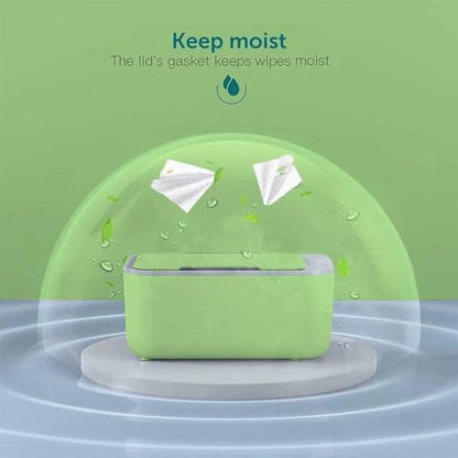 Orozee Deluxe wipe warmer showing smart temperature settings display