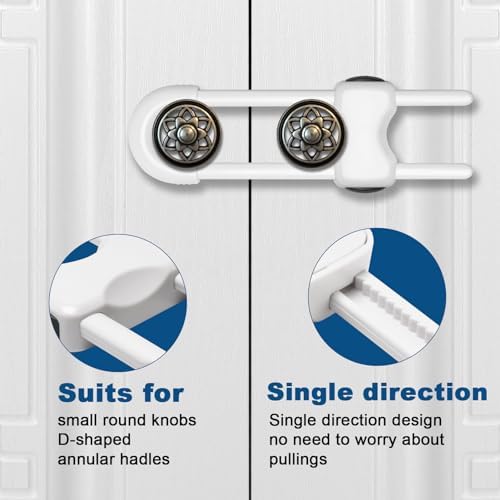 Llooc baby proofing cabinet locks demonstrating installation