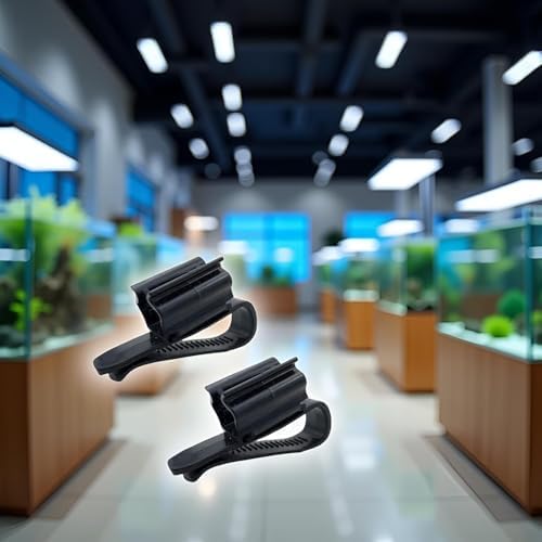 Multi-functional aquarium air pump accessories and pipe fixing clips side view detailing screw bolt.