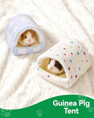 Warming Guinea Pig Hideout Guinea Pig House, Washable Hamster House, Small Animal Hideout Cage for Hamsters Chinchillas Hedgehogs Ferrets Bearded Dragons - Image 7