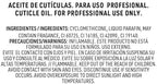 Close up of Pink Mask cuticle treatment oil bottle
