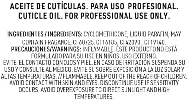 Close up of Pink Mask cuticle treatment oil bottle