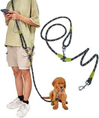 Pawstrip dog running leash showing reflective material