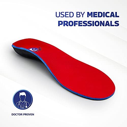 Pure Stride medical grade orthotics for flat feet and high arch correction.