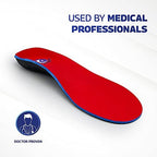 Pure Stride medical grade orthotics for flat feet and high arch correction.