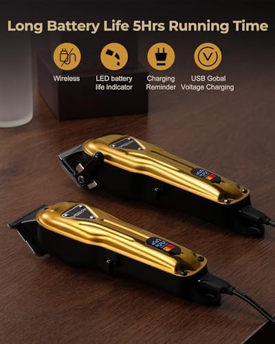 VGRPRO cordless hair clipper adjustable taper lever close up view