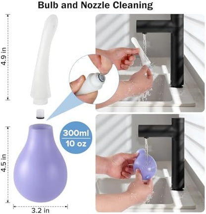 SewXew personal cleansing kit with included lubricant tube for comfortable application.