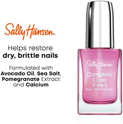 Application of Sally Hansen 7-in-1 nail care treatment