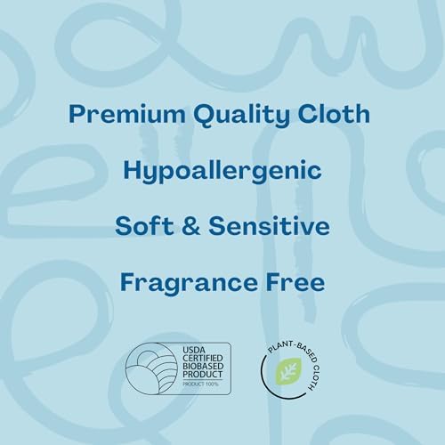 Hello Bello Extra Gentle Unscented Baby Wipes, Plant Based, Made with 99% Water and Aloe for Babies and Kids, 720 Count - Image 5