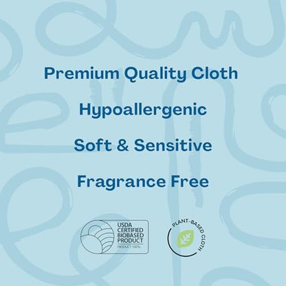 Hello Bello Extra Gentle Unscented Baby Wipes, Plant Based, Made with 99% Water and Aloe for Babies and Kids, 720 Count - Image 5