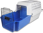 Van Ness sliding drawer pet crate side view displaying the heavy duty ventilation slots for airflow.