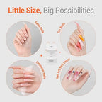 Side profile of Modelones portable USB nail lamp