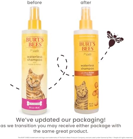 Burt's Bees For Pets Waterless Cat Shampoo Spray showing spray nozzle and mist mechanism