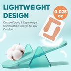 Sweat resistant elastic foot tape being stretched for flexible compression