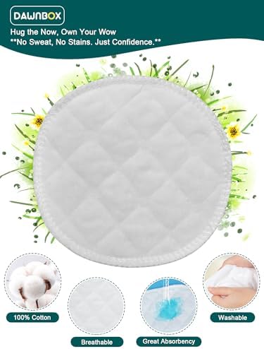 Individually wrapped hypoallergenic nursing pads