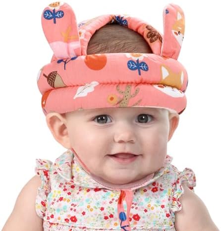 Side profile of Accmor soft cushion baby safety helmet
