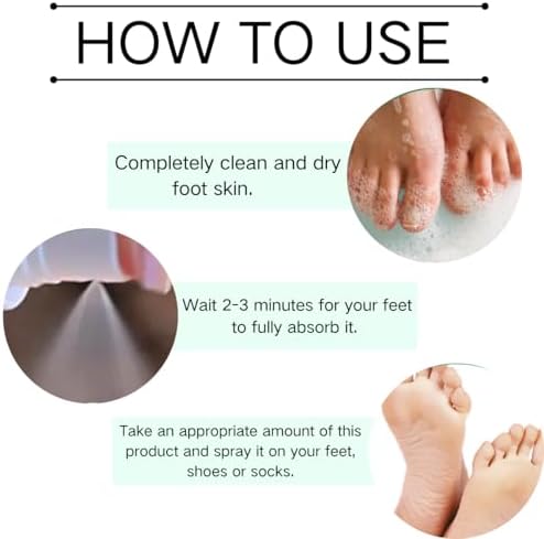 Uioecn professional foot care spray for dry and damaged skin