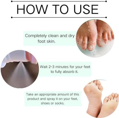 Uioecn professional foot care spray for dry and damaged skin