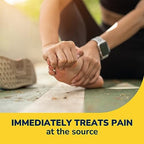 Side profile of Dr. Scholl's metatarsal pads highlighting the slim comfort profile.