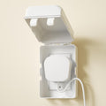 Safelon extra large electrical outlet box front view
