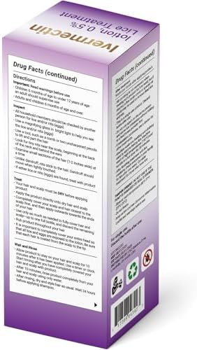 Close up of Taro Ivermectin lotion branding and strength