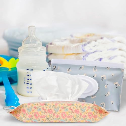 Side view of Yahuipeius travel wipes pouch showing refill opening