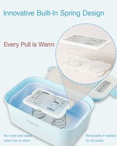 Top view of Elylina baby wipe dispenser unit