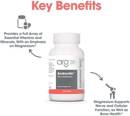 Optimox Androvite for Men dietary supplement tablets for muscle and nerve support