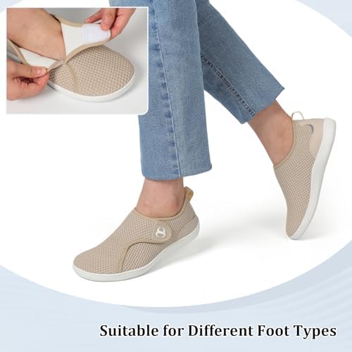 Bottom view of Scurtain non-slip rubber sole for diabetic safety.